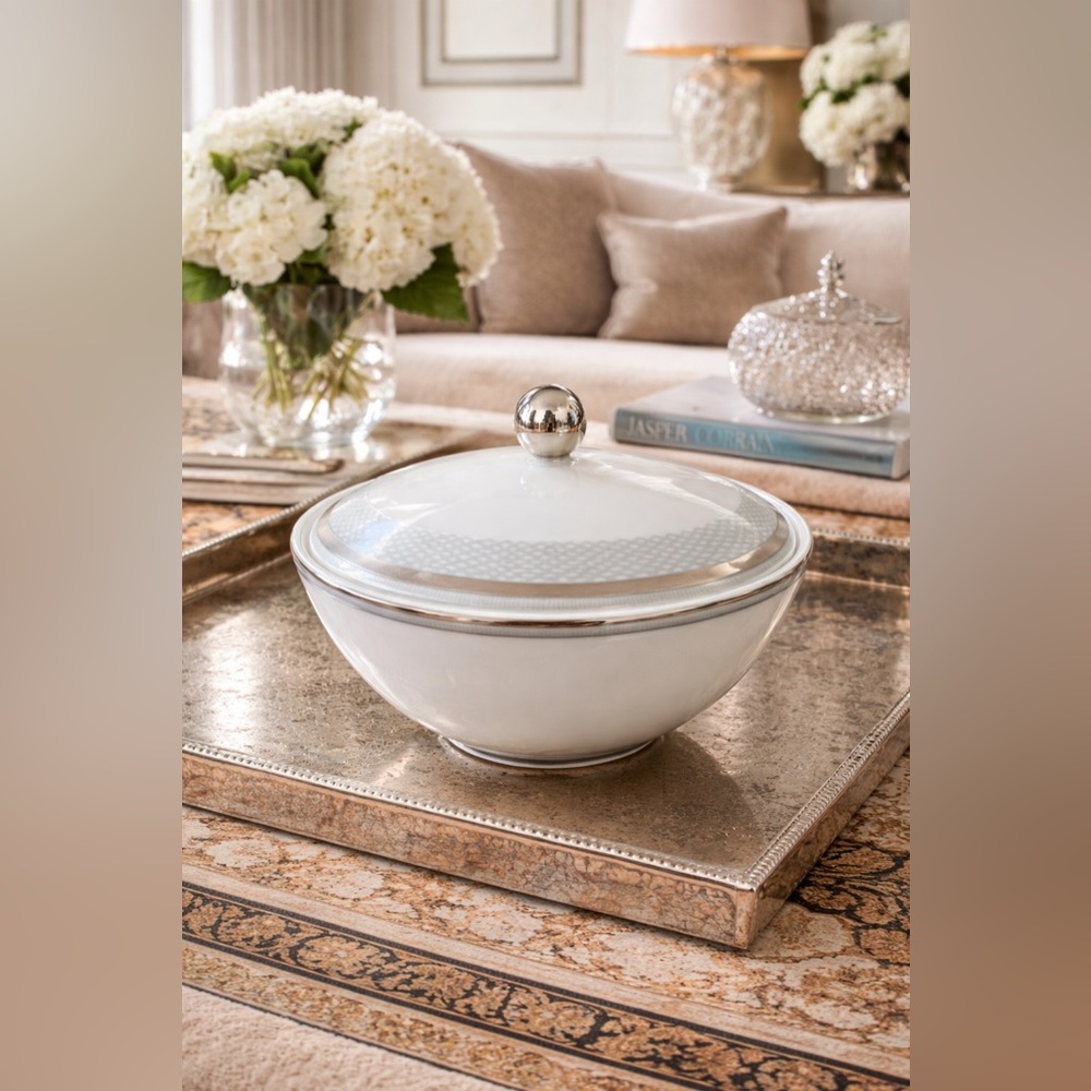 Jasper Conran Platinum Covered Sugar Bowl – Wedgwood